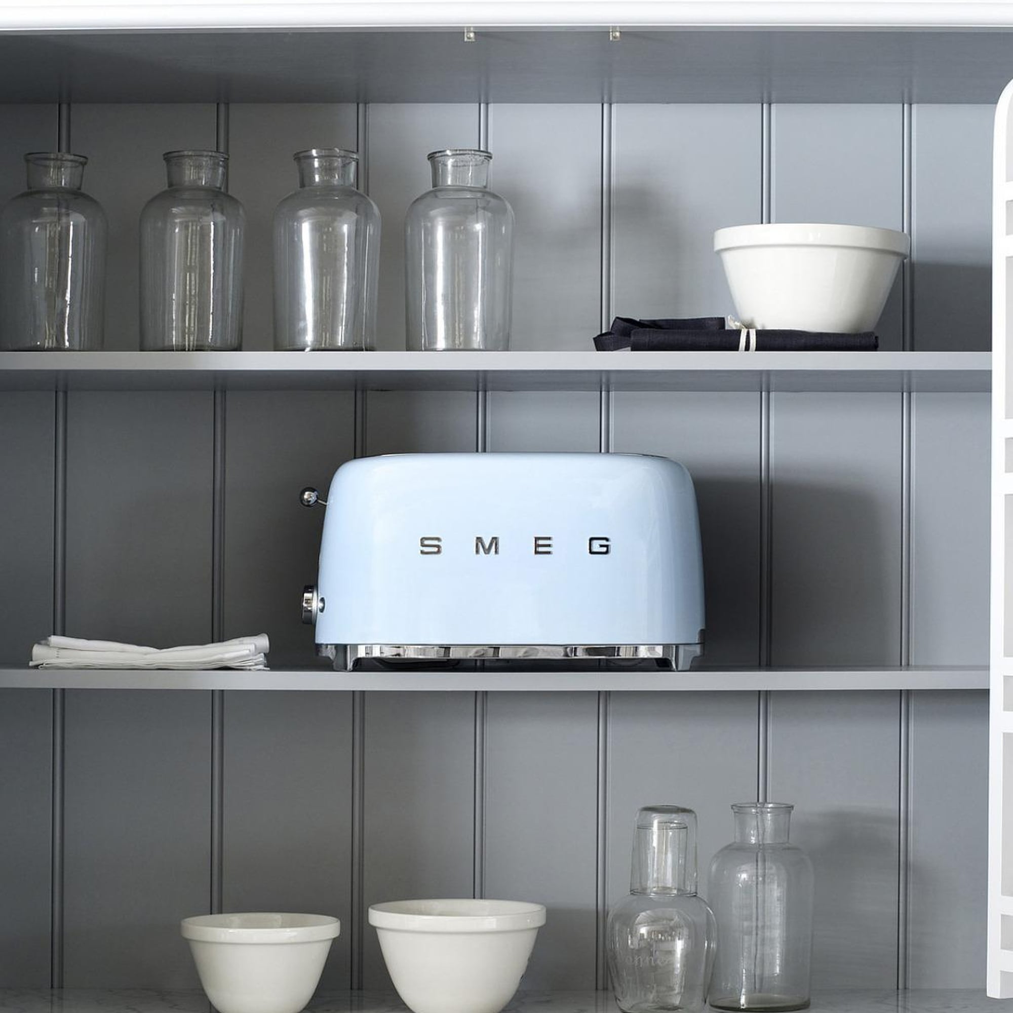 Smeg Mavi Ekmek Kızartma Makinesi 2x4