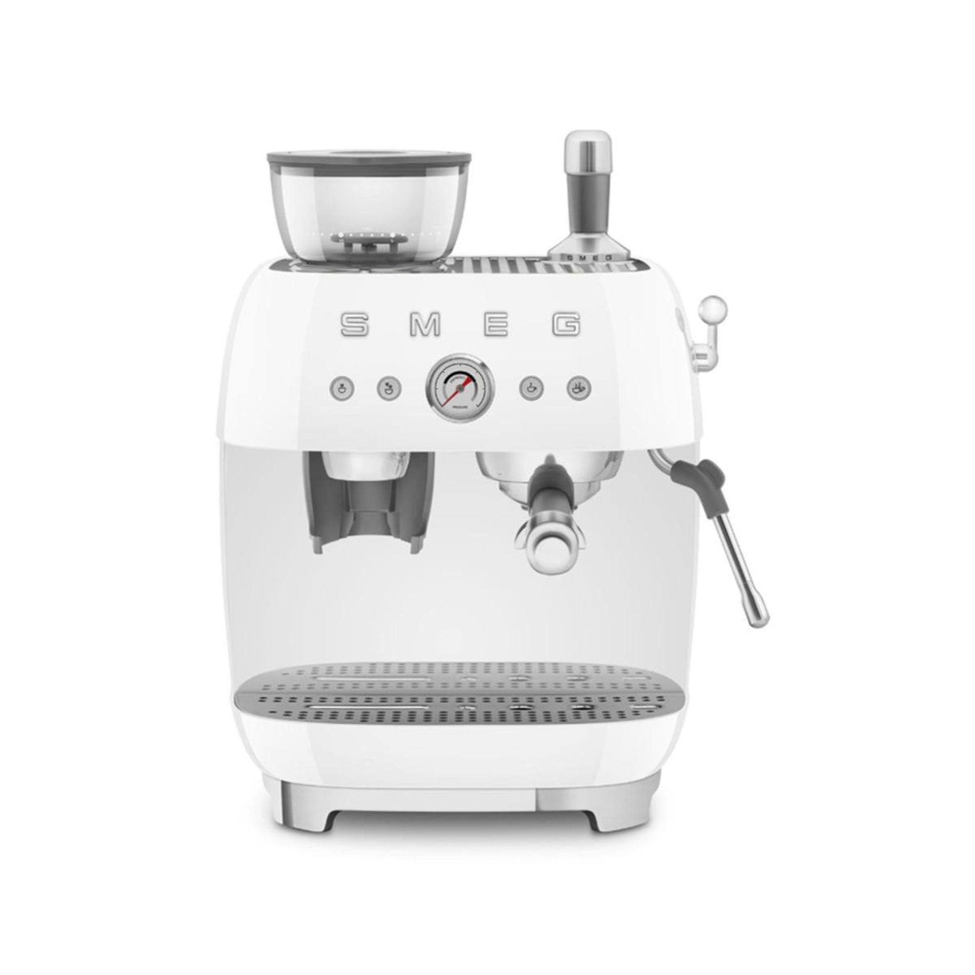 Smeg Beyaz Öğütücülü Espresso Kahve Makinesi Egf03wheu
