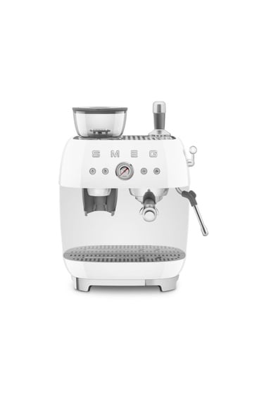  Smeg Beyaz Öğütücülü Espresso Kahve Makinesi Egf03wheu