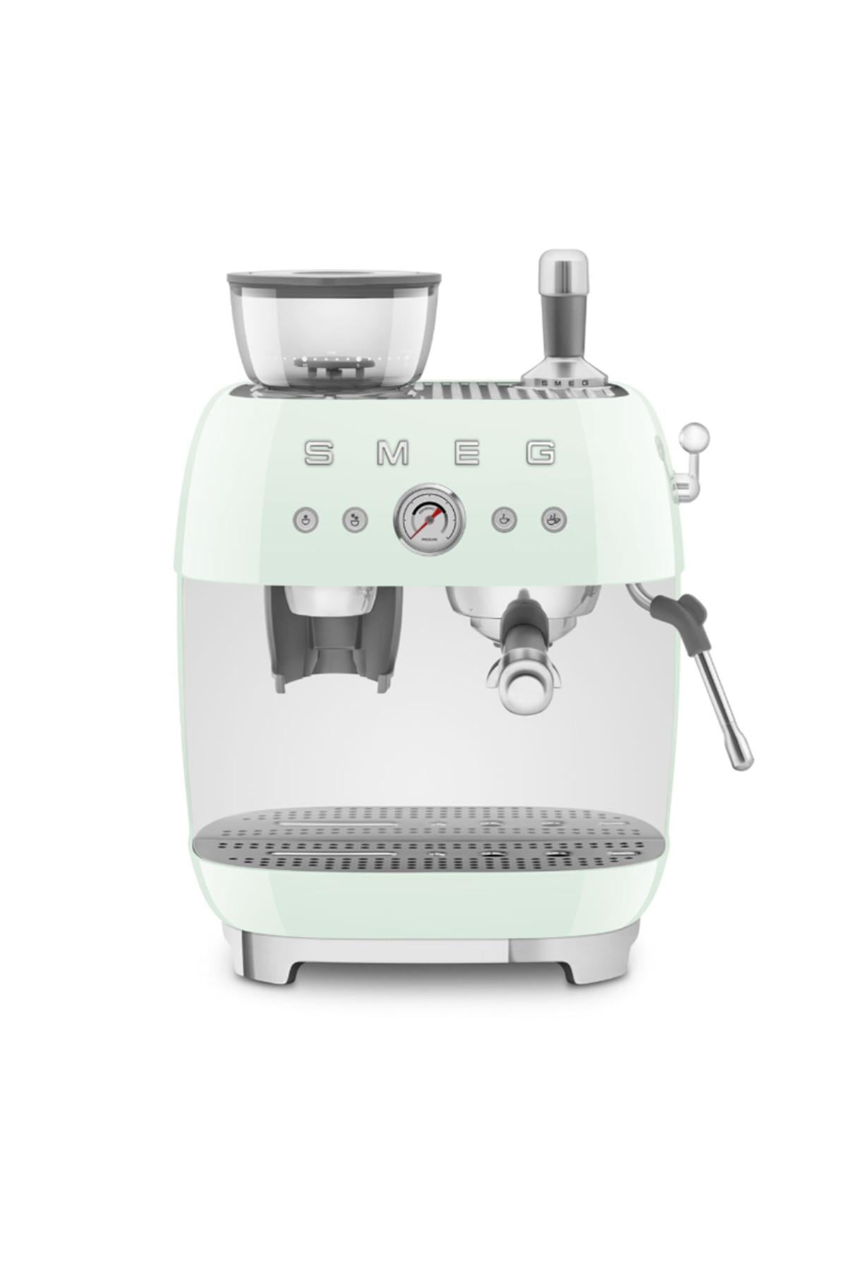  Smeg Pastel Yeşil Öğütücülü Espresso Kahve Makinesi Egf03pgeu
