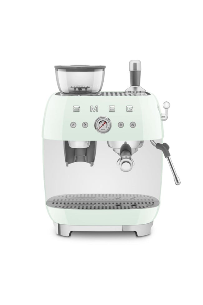  Smeg Pastel Yeşil Öğütücülü Espresso Kahve Makinesi Egf03pgeu