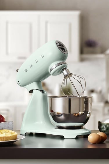  Smeg 50's Style Retro Pastel Yeşil Stand Mikser smf03pgeu