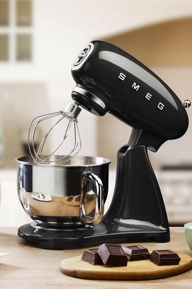  Smeg 50's Style Retro 4.8 Litre Siyah Stand Mikser Smf03bleu