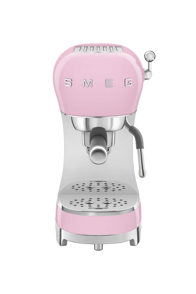  Smeg 50's Style Pembe Espresso Kahve Makinesi ecf02pkeu