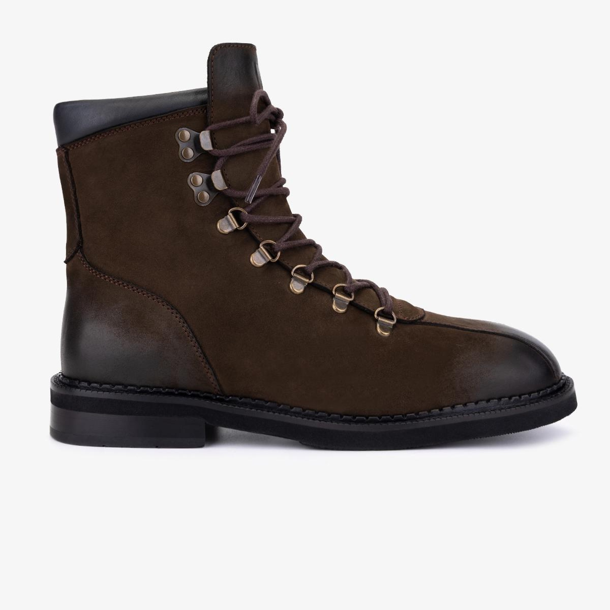 Valmenti Erkek Hakiki Deri Kahverengi Düz Bot