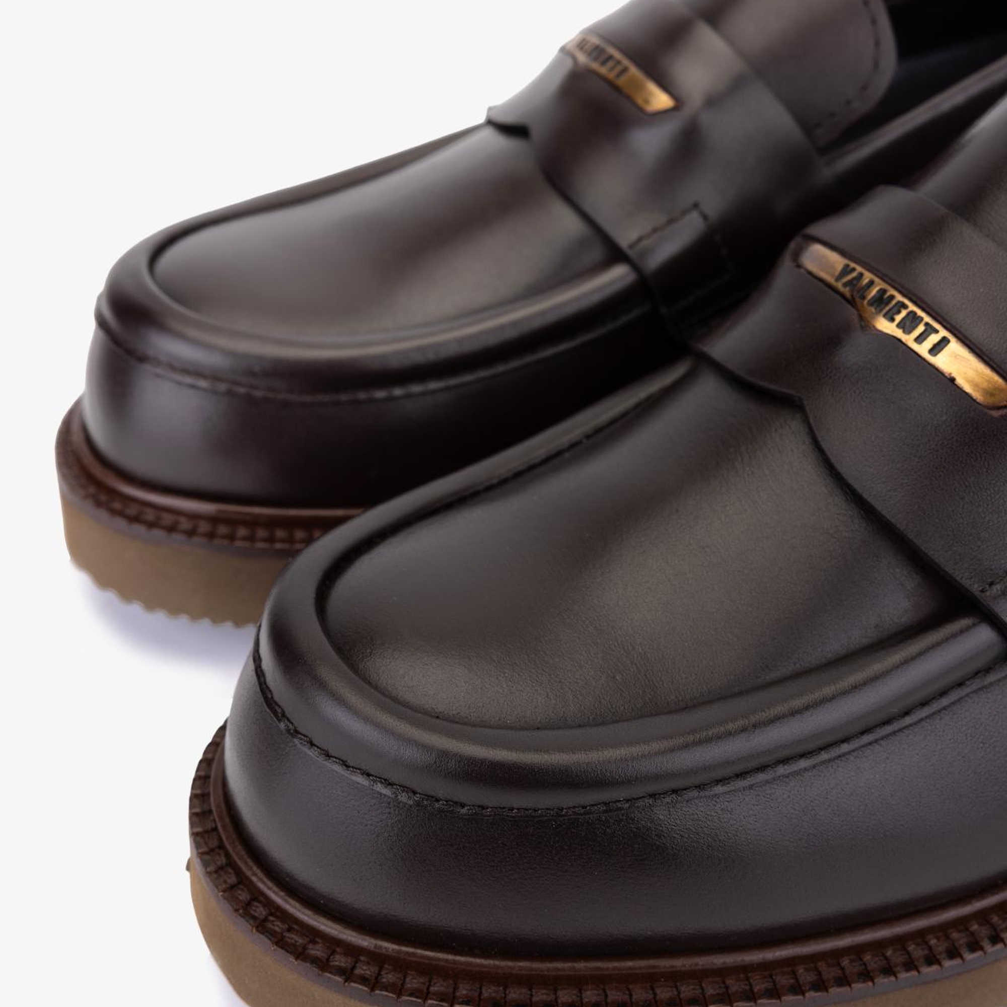 Valmenti Erkek Hakiki Deri Kahverengi Loafer Ayakkabı