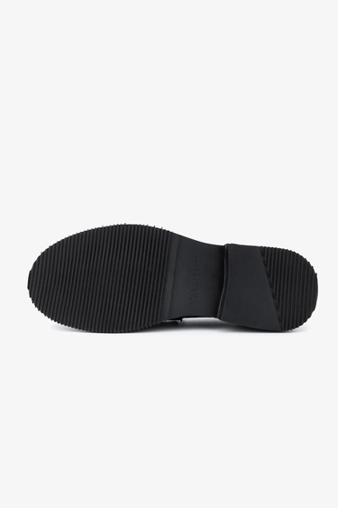  Valmenti Erkek Hakiki Deri Siyah Antik Loafer Ayakkabı