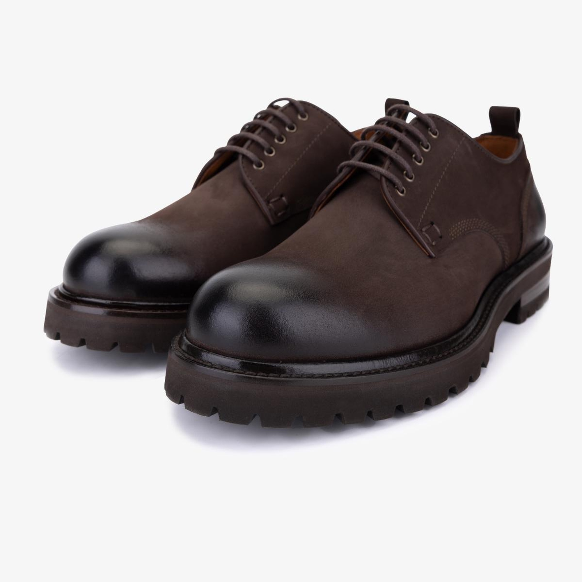 Valmenti Erkek Hakiki Deri Kahverengi Casual Ayakkabı