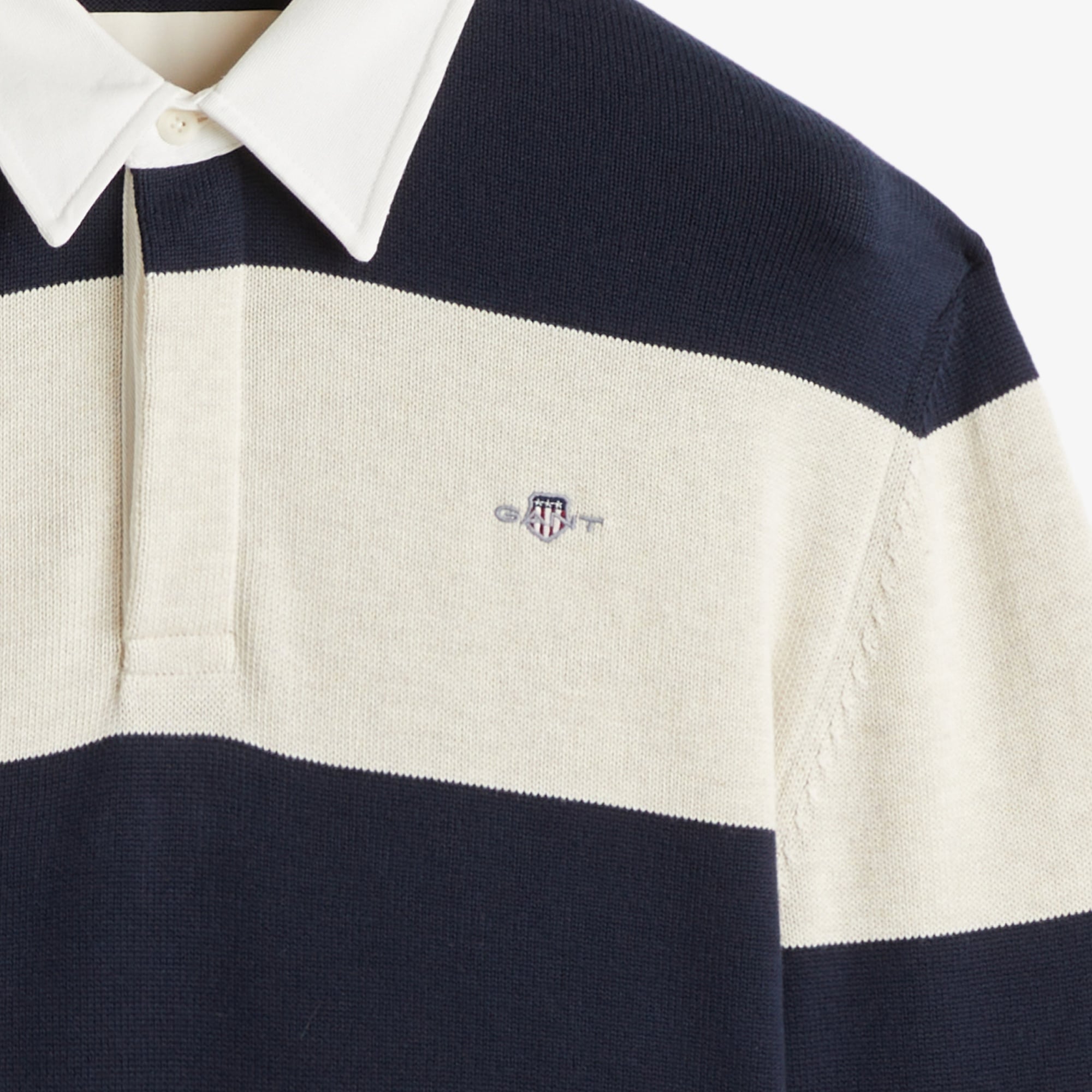 GANT Erkek Lacivert Regular Fit Polo Yaka Triko