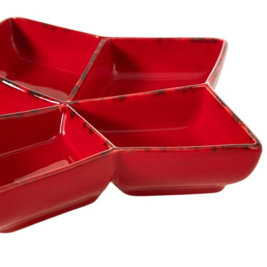  STAR BÖLMELİ SUNUM TABAĞI 27CM