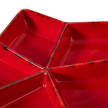  STAR BÖLMELİ SUNUM TABAĞI 27CM