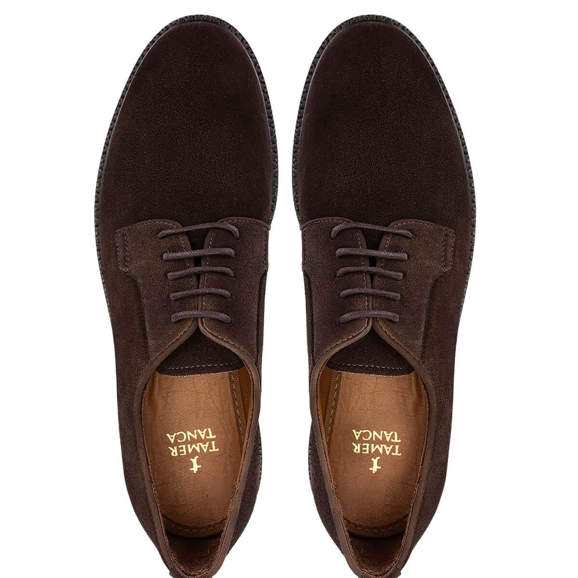 Tamer Tanca Erkek Hakiki Deri Kahverengi Süet Casual Ayakkabı