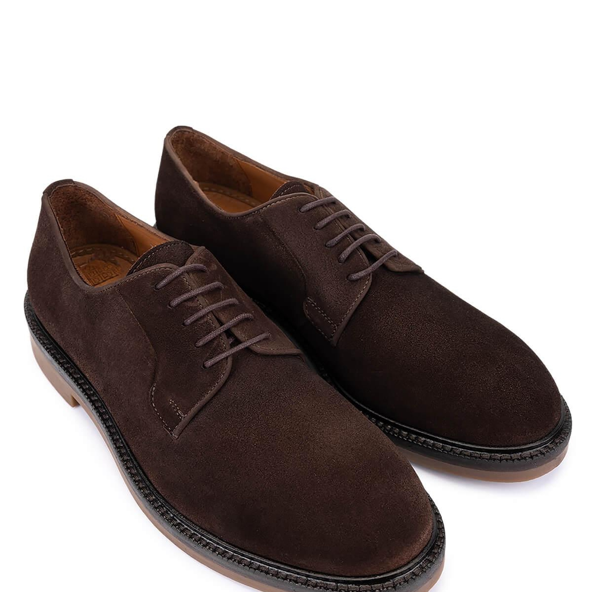 Tamer Tanca Erkek Hakiki Deri Kahverengi Süet Casual Ayakkabı