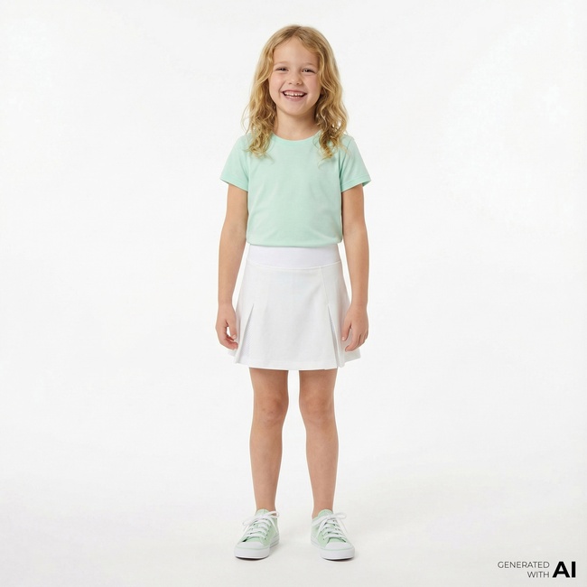  adidas Club Çocuk Beyaz Tenis Eteği