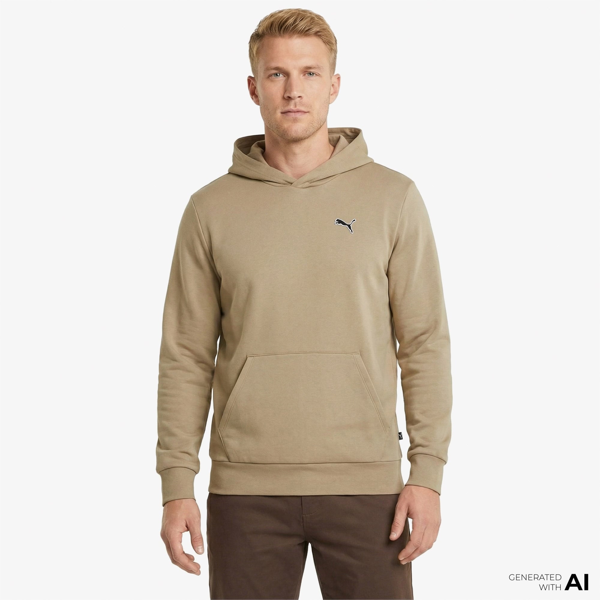 Puma Better Essentials Erkek Kahverengi Sweatshirt