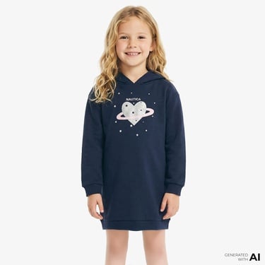  Nautica Kız Çocuk Lacivert Elbise