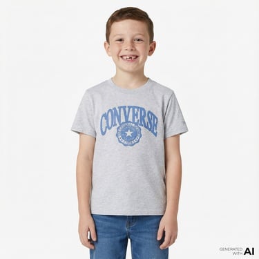  Converse Çocuk Gri T-Shirt