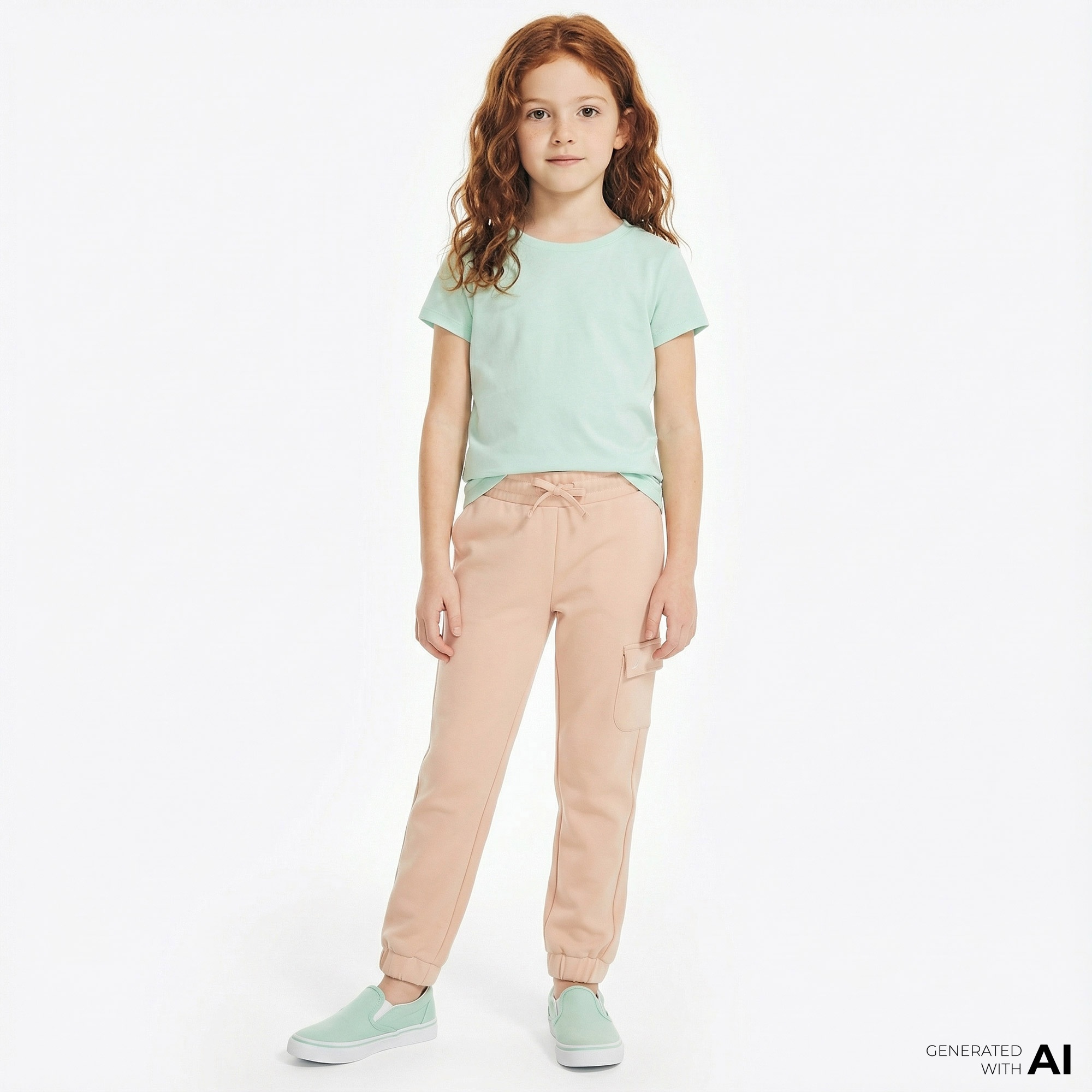 Nautica Kız Çocuk Pembe Standart Fit Eşofman Altı