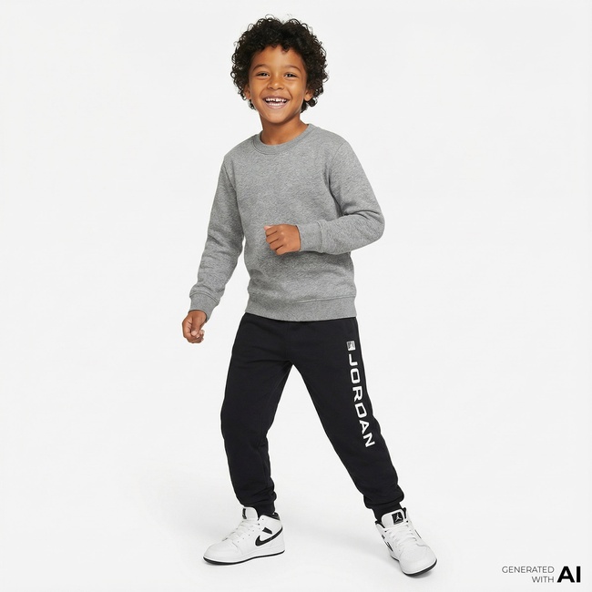  Jordan Baseline Çocuk Siyah Eşofman Altı