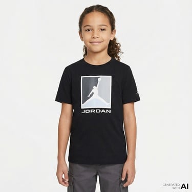  Jordan Essential 3.0 Çocuk Siyah T-Shirt