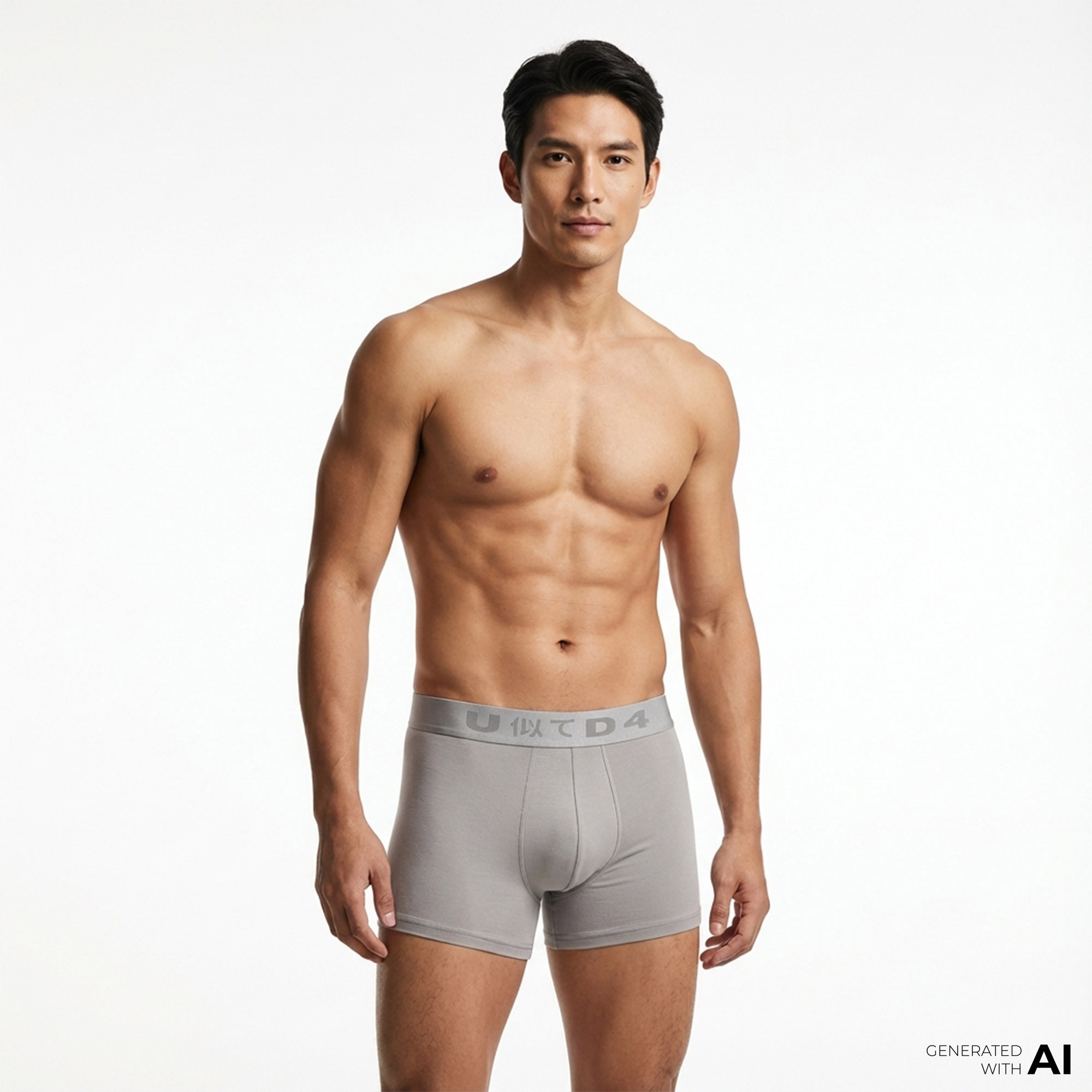 UNITED4 Classic Erkek Siyah/Gri 3'lü Boxer