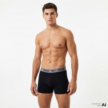 Everlast Lastik 3'lü Erkek Renkli  Boxer