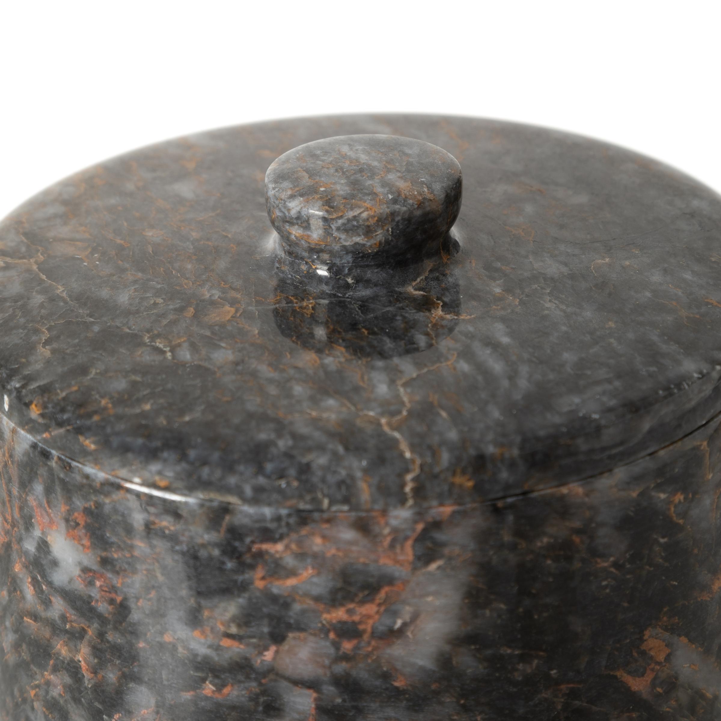 MARBLE SİYAH ÇÖP KOVASI 3 LT