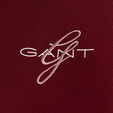  GANT Kadın Kırmızı Relaxed Fit T-Shirt