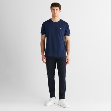  GANT Erkek Lacivert Regular Fit T-Shirt
