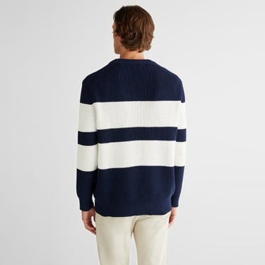  GANT Erkek Lacivert Relaxed Fit Bisiklet Yaka Triko