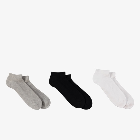  UNITED4 Classic Unisex Beyaz/Siyah/Gri 3'lü Çorap