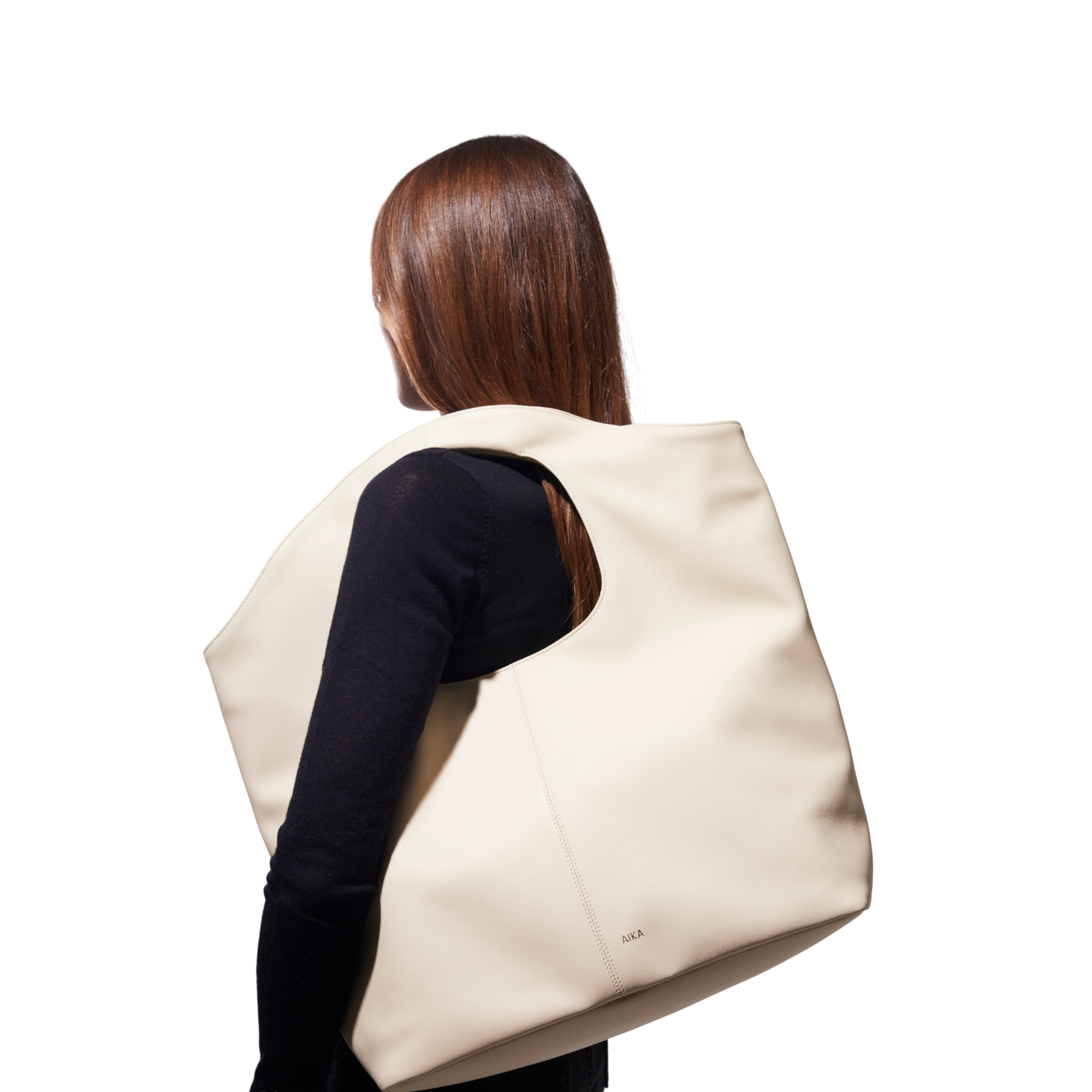 Aura Grande Deri Omuz Çantası