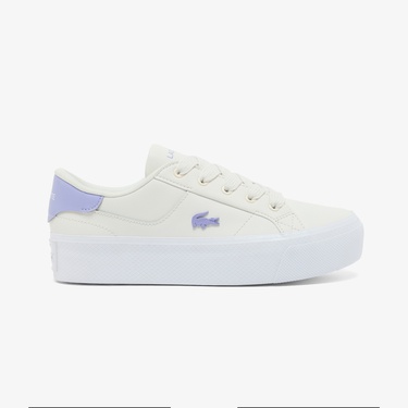  Lacoste Ziane Platform Kadın Krem Spor Ayakkabı