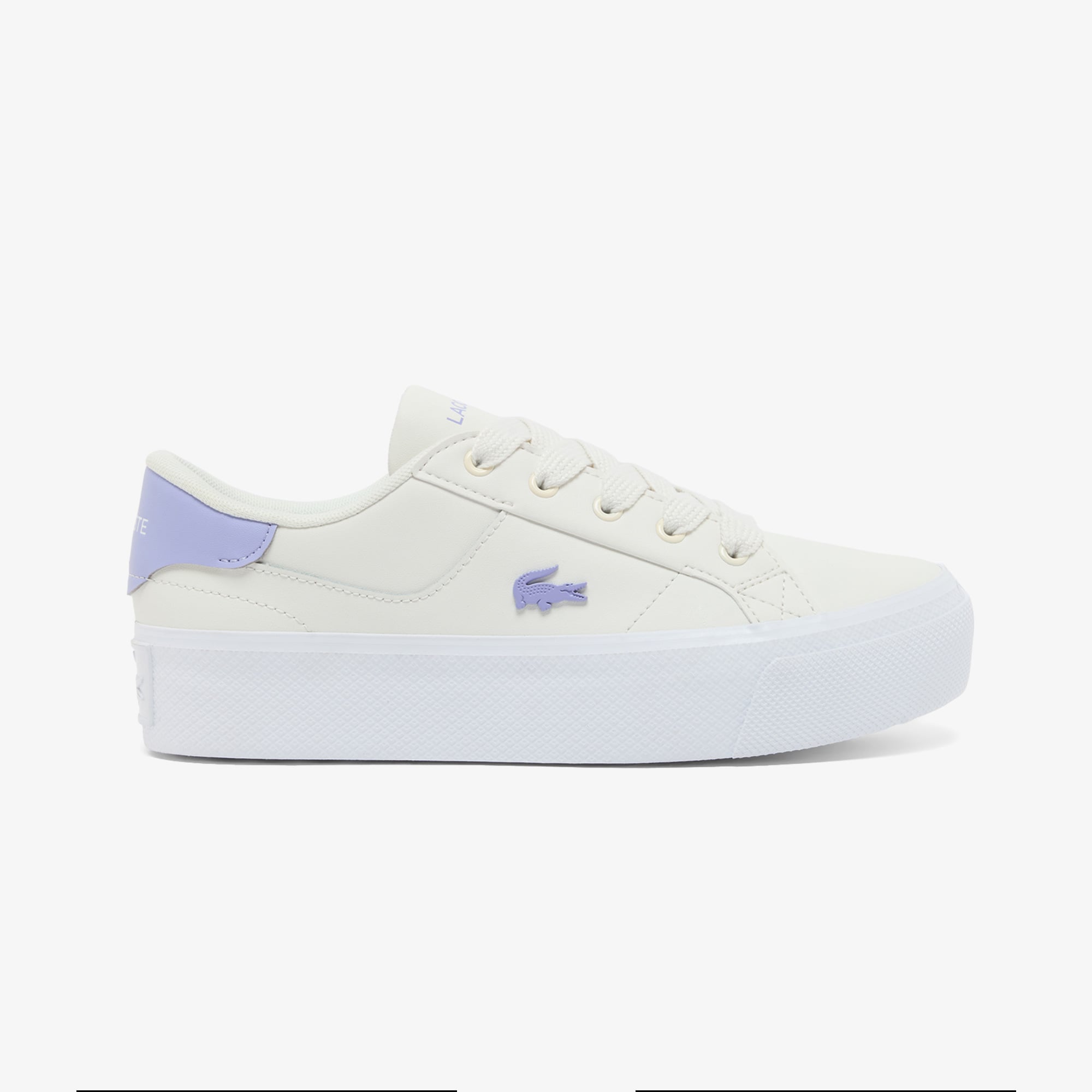  Lacoste Ziane Platform Kadın Krem Spor Ayakkabı