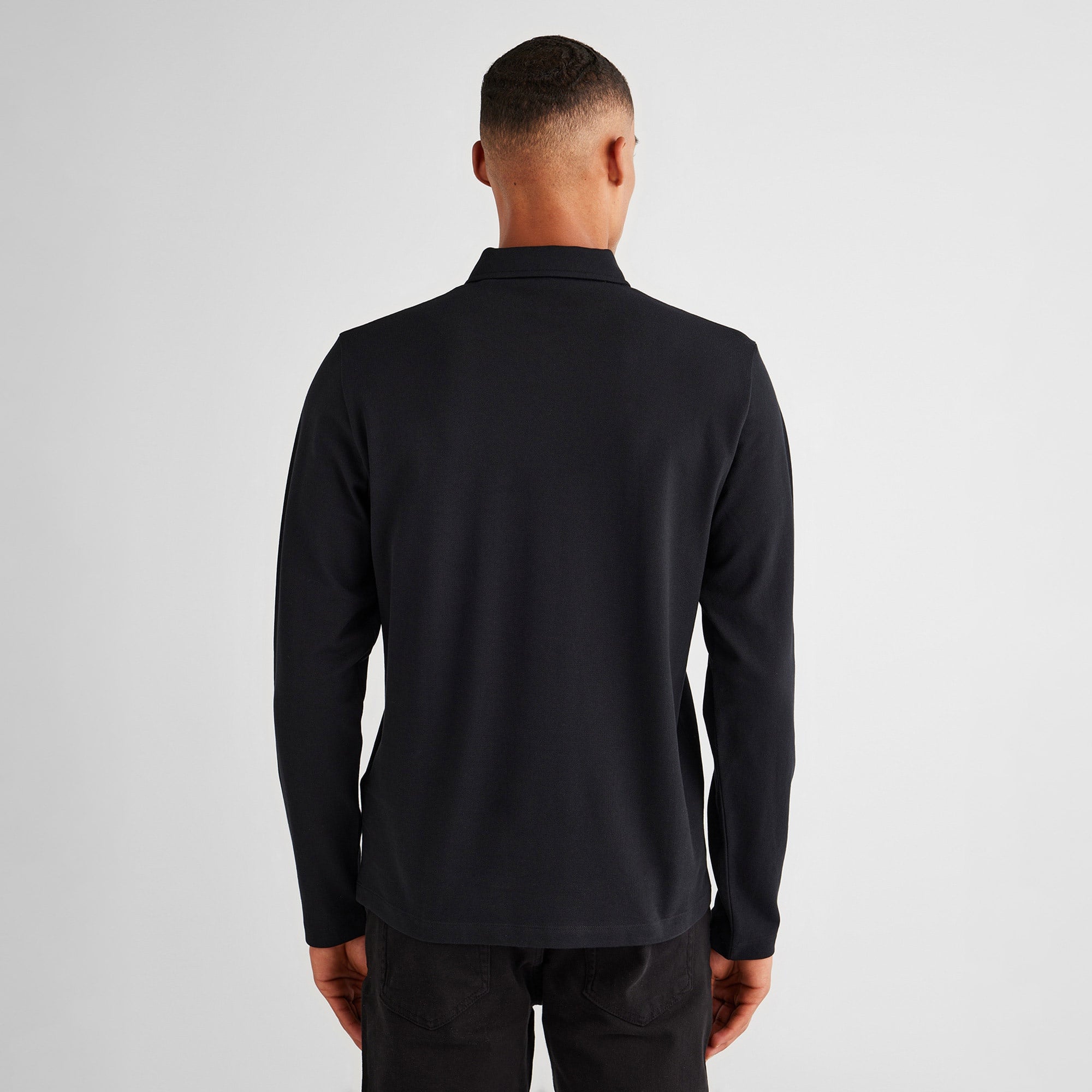 GANT Erkek Siyah Slim Fit Polo