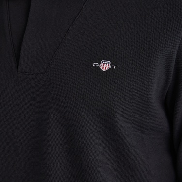  GANT Erkek Siyah Slim Fit Polo