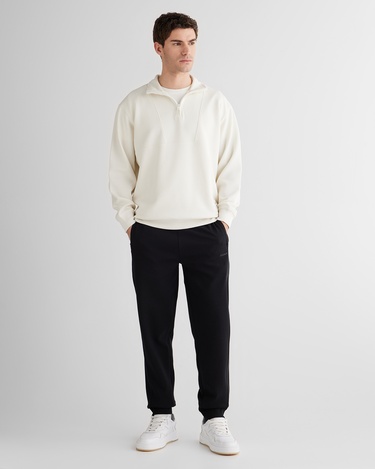  GANT Erkek Krem Relaxed Fit Kapüşonlu Sweatshirt