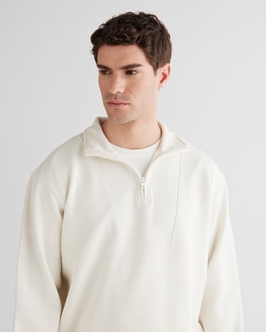  GANT Erkek Krem Relaxed Fit Kapüşonlu Sweatshirt
