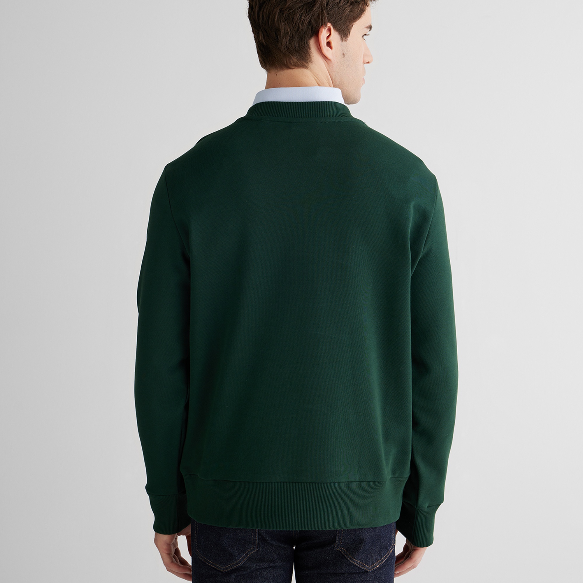 GANT Erkek Yeşil Regular Fit Sweatshirt