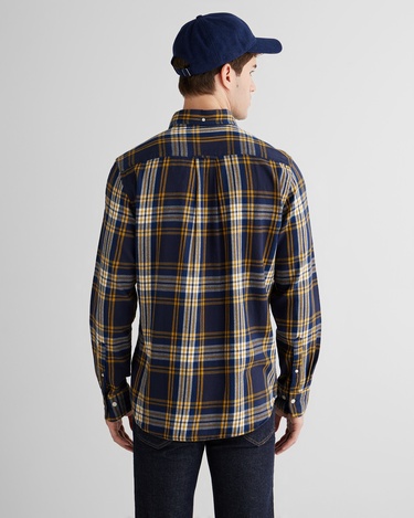  GANT Erkek Lacivert Regular Fit Düğmeli Gömlek