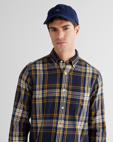  GANT Erkek Lacivert Regular Fit Düğmeli Gömlek