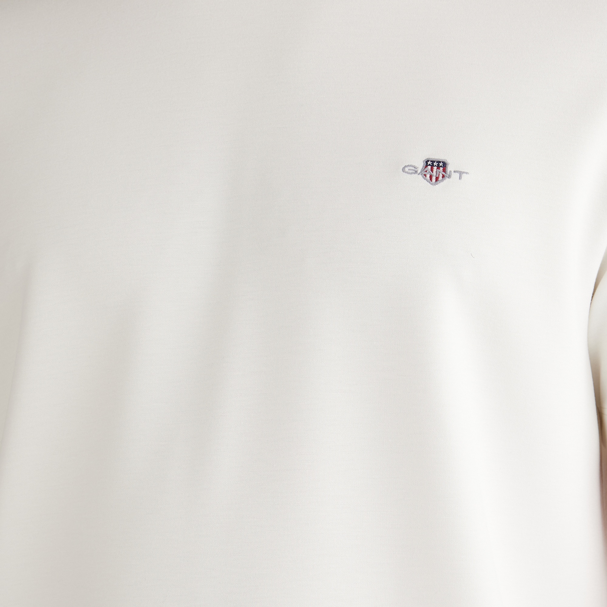 GANT Erkek Beyaz Regular Fit T-Shirt