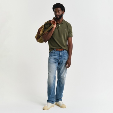  GANT Erkek Yeşil Regular Fit Polo