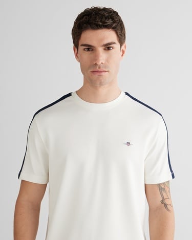  GANT Erkek Beyaz Regular Fit T-Shirt
