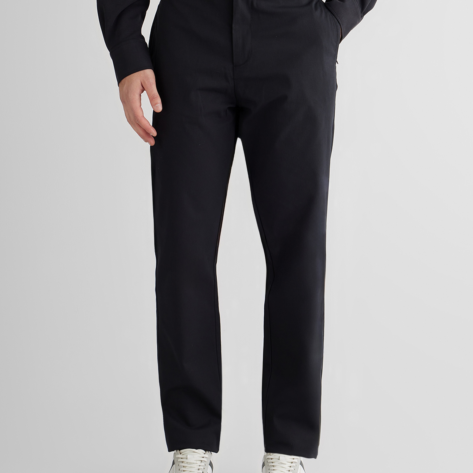 GANT Erkek Siyah Regular Fit Pantolon