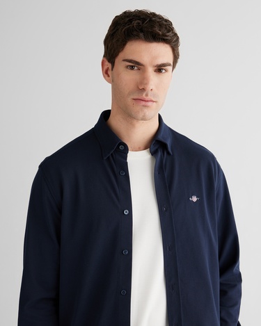  GANT Erkek Lacivert Regular Fit Gömlek