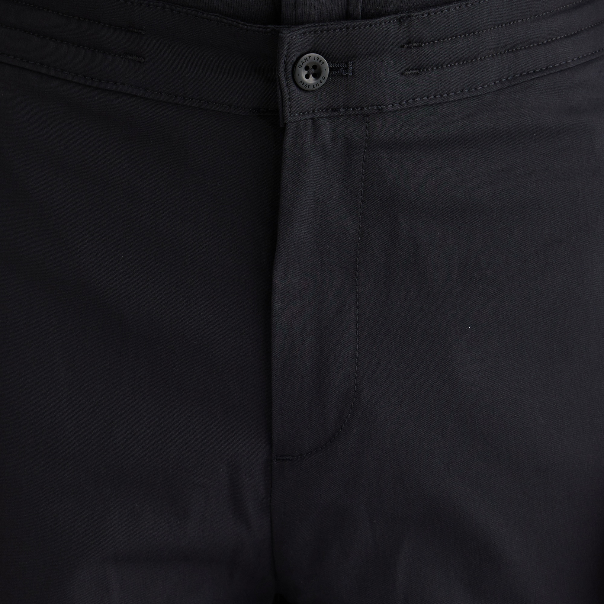 GANT Erkek Siyah Regular Fit Pantolon