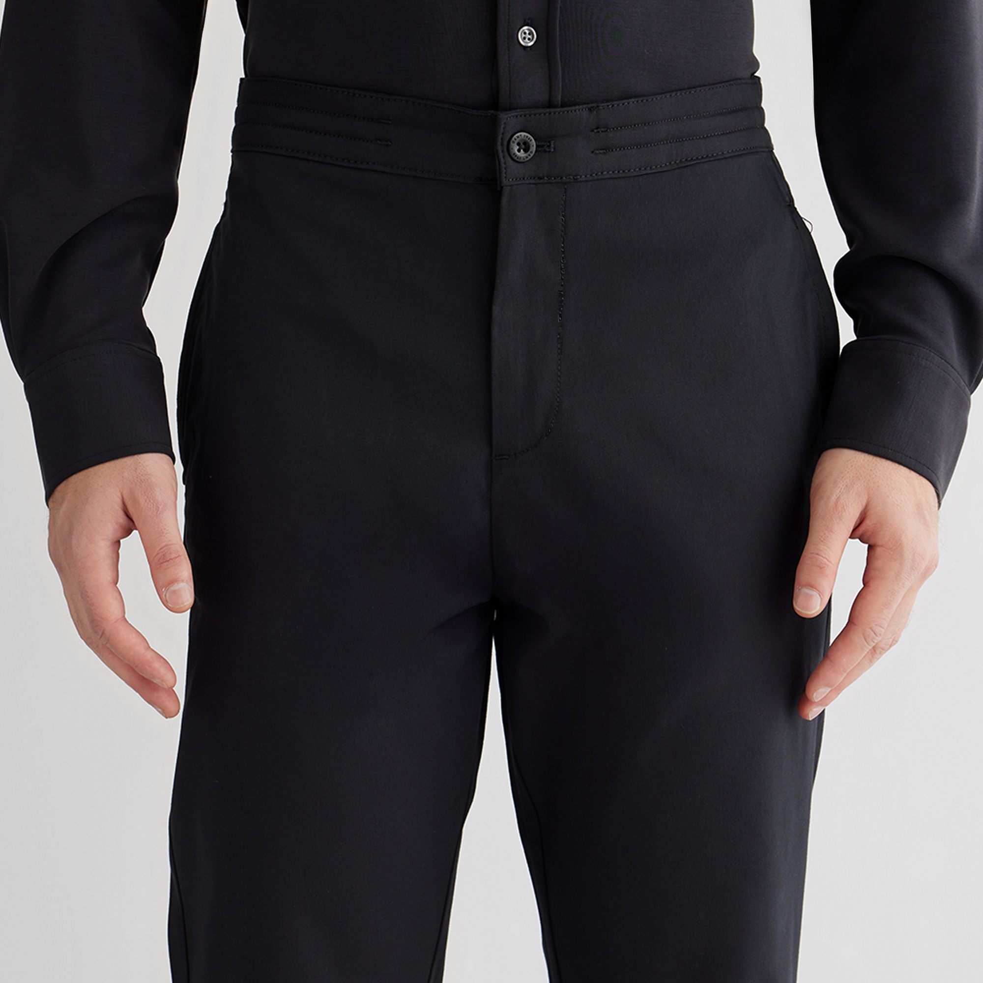 GANT Erkek Siyah Regular Fit Pantolon