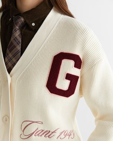  GANT Kadın Krem Relaxed Fit Triko