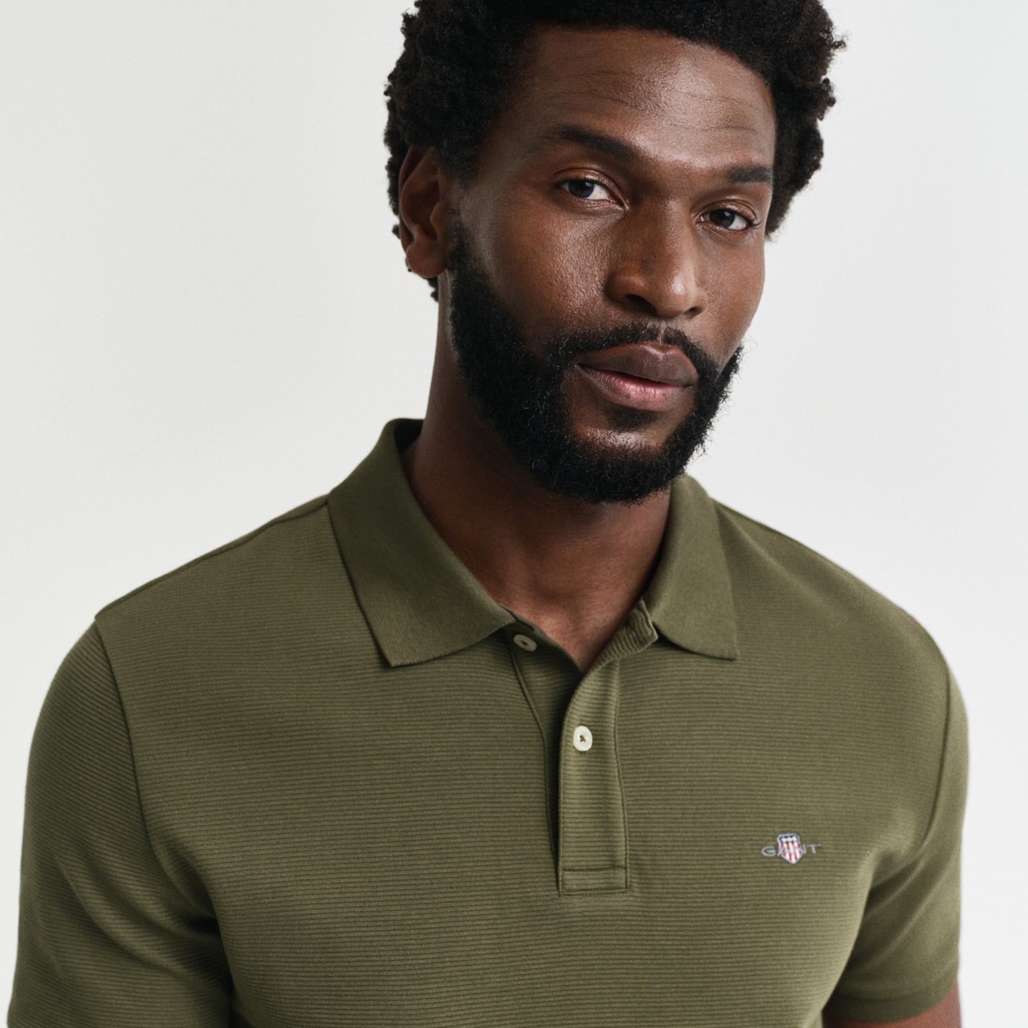 GANT Erkek Yeşil Regular Fit Polo
